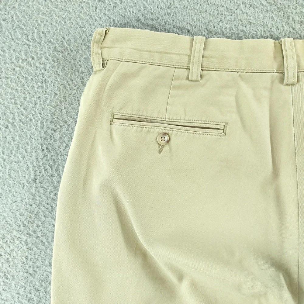 Polo Ralph Lauren Shorts Mens 34 Beige 9 Inch Classic Chino Cotton Casual
